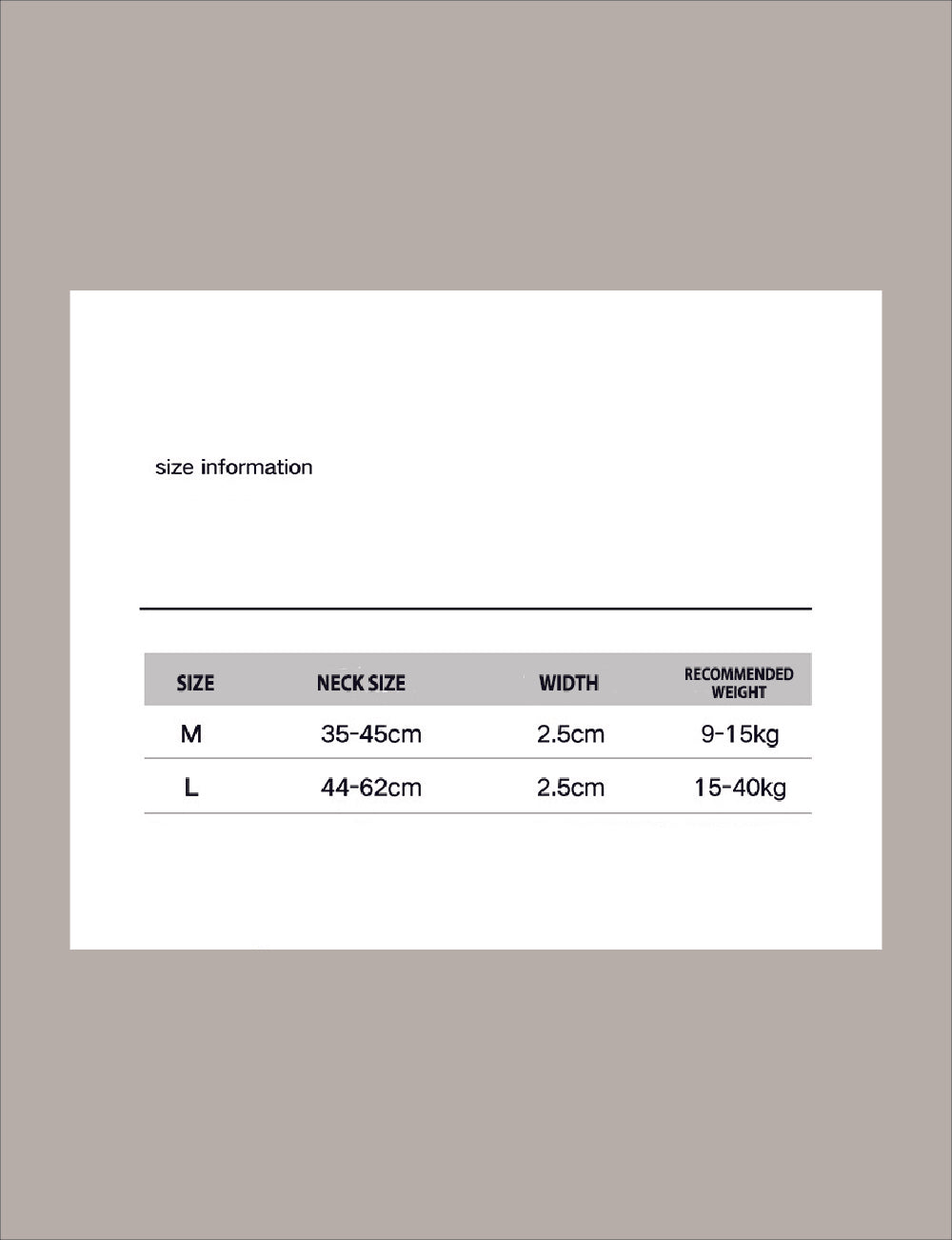 COLOURS FOR YOU - Training Collar (Half-P)